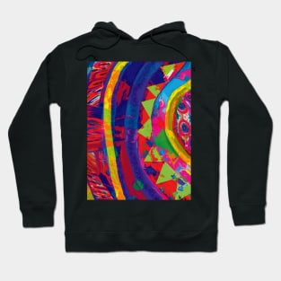 Saturnus - Abstract Art Hoodie